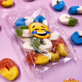 Gomitas ácidas aros: 60 Gr.