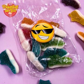 Gomitas ácidas zapatillas: 60 Gr.